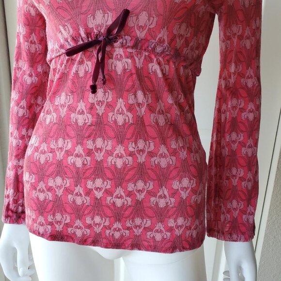 max & co y2k floral print babydoll top - Picture 3 of 8